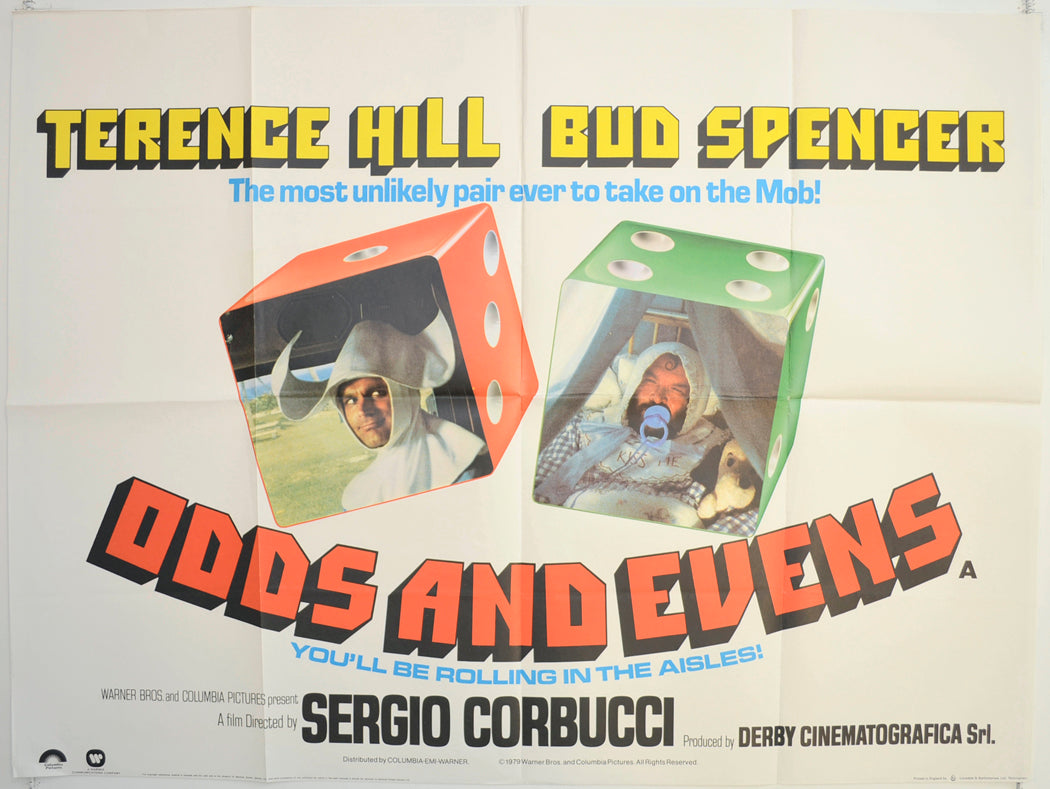 Odds And Evens  Original British Quad Poster - Film Poster - Movie Poster 