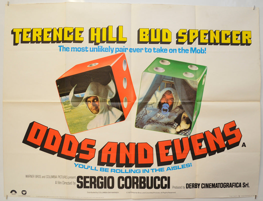 Odds And Evens Original Quad Poster - Film Poster - Movie Poster