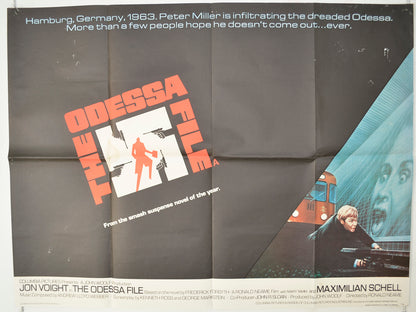 The Odessa File   Original Quad Poster - Film Poster - Movie Poster 