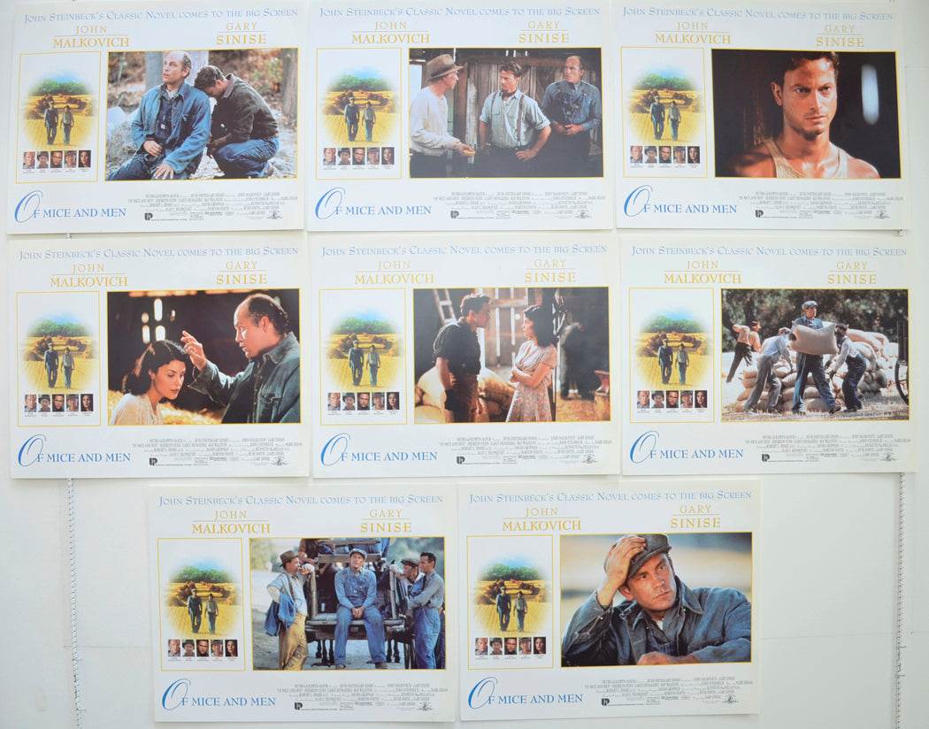 Of Mice And Men  Set of 8 Original Cinema Lobby Cards 