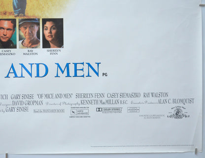 OF MICE AND MEN (Bottom Right) Cinema Quad Movie Poster 