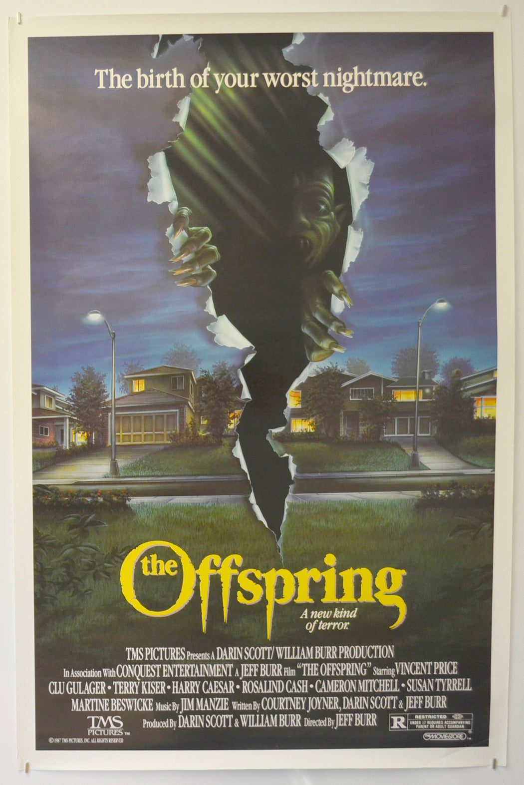 The Offspring  (a.k.a. From a Whisper to a Scream)   Original One Sheet Poster - Film Poster - Movie Poster