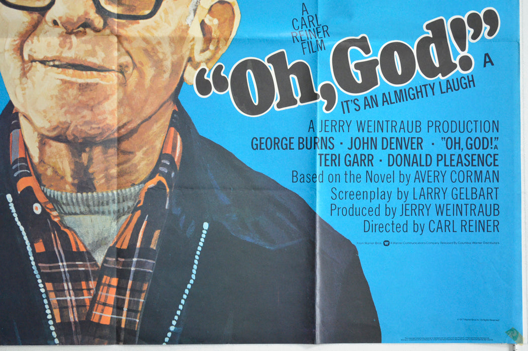 OH, GOD! (Bottom Right) Cinema Quad Movie Poster 