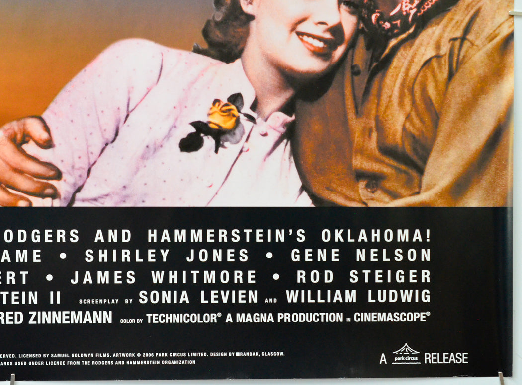 Oklahoma (Bottom Right) Cinema Quad Movie Poster 