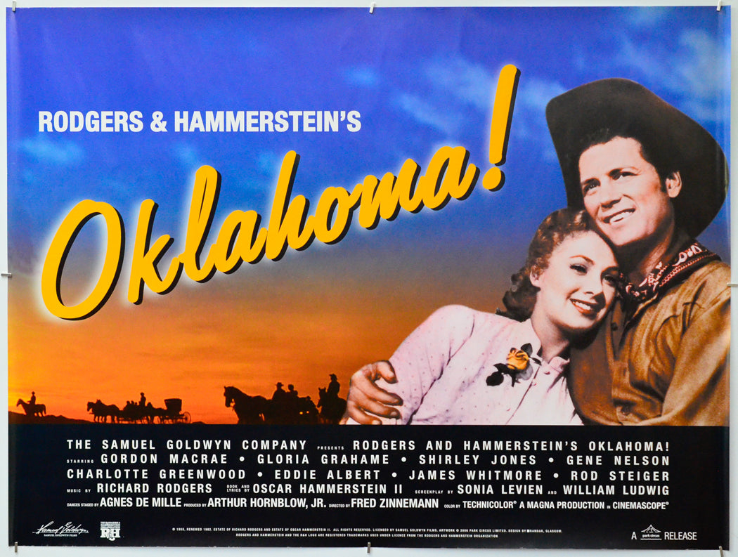 Oklahoma - Original Quad Poster - Film Poster - Movie Poster