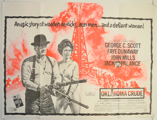 Oklahoma Crude  Original British Quad Poster - Film Poster - Movie Poster 