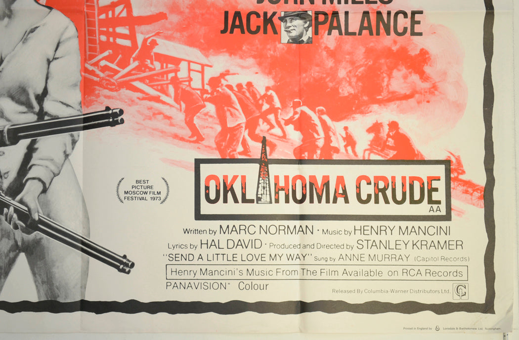 OKLAHOMA CRUDE (Bottom Right) Cinema Quad Movie Poster 