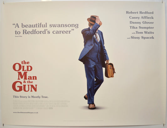 The Old Man and The Gun Original Quad Poster - Film Poster - Movie Poster