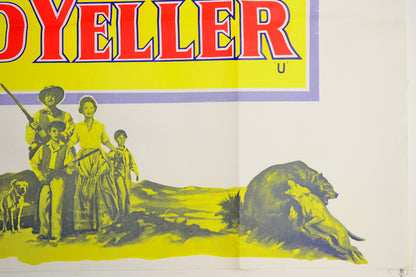 OLD YELLER (Bottom Right) Cinema Quad Movie Poster 