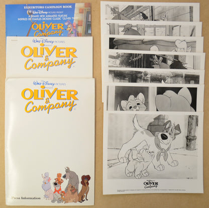 Oliver And Company Original Cinema Exhibitors Press Kit 