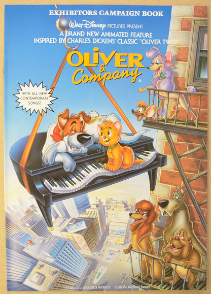 OLIVER AND COMPANY Original Cinema Press Kit – Pressbook 