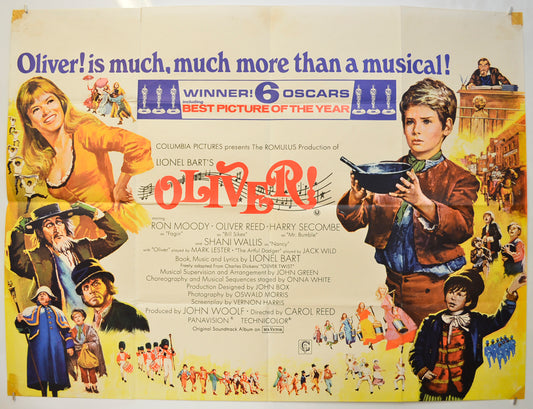 Oliver! Original Quad Poster - Film Poster - Movie Poster