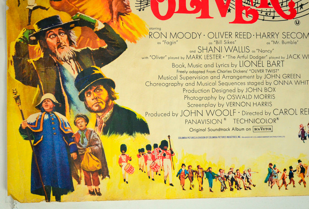 OLIVER (Bottom Left) Cinema Quad Movie Poster 