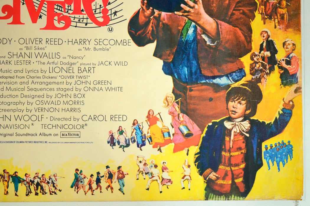 OLIVER (Bottom Right) Cinema Quad Movie Poster 