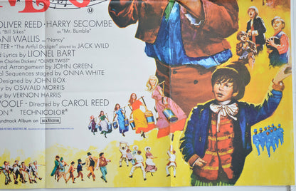 OLIVER! (Bottom Right) Cinema Quad Movie Poster 