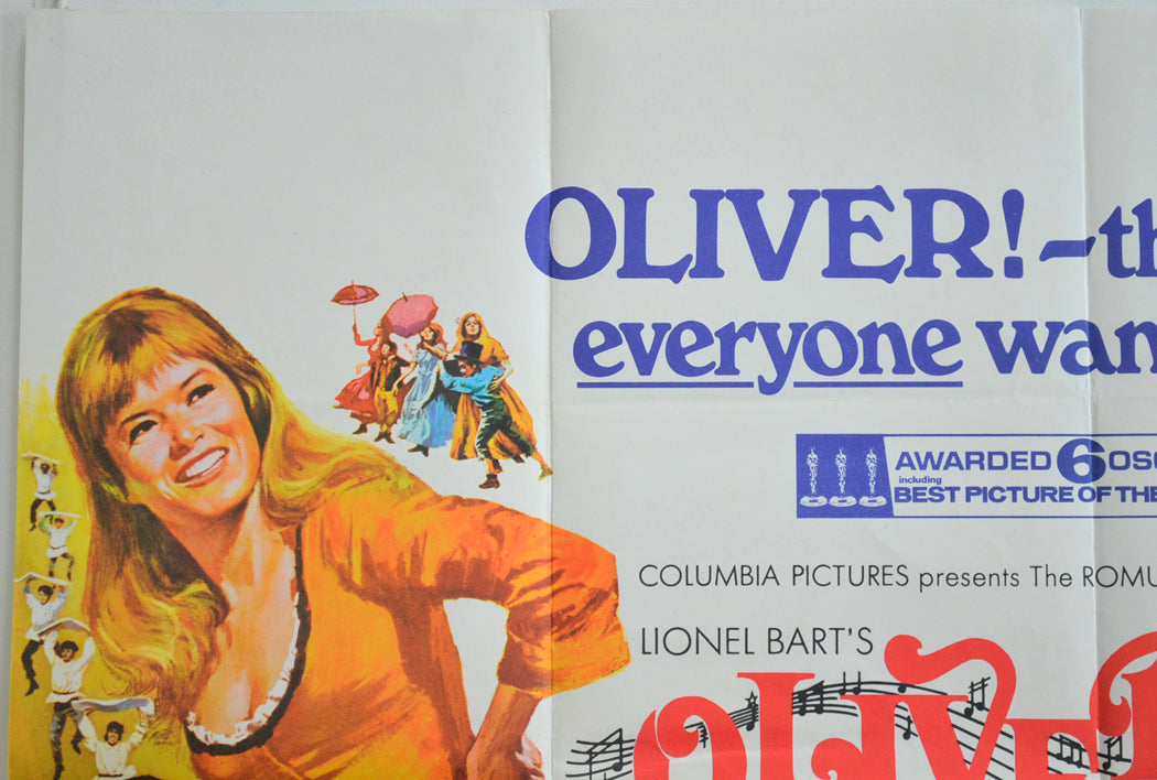 OLIVER! (Top Left) Cinema Quad Movie Poster 