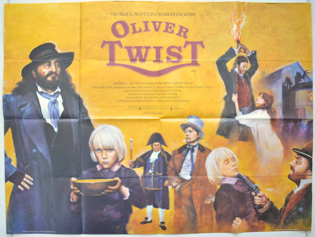 Oliver Twist Original Quad Poster - Film Poster - Movie Poster  