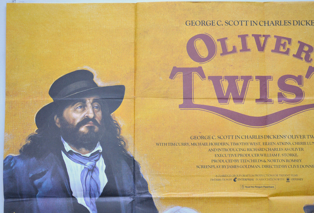 OLIVER TWIST (Top Left) Cinema Quad Movie Poster 