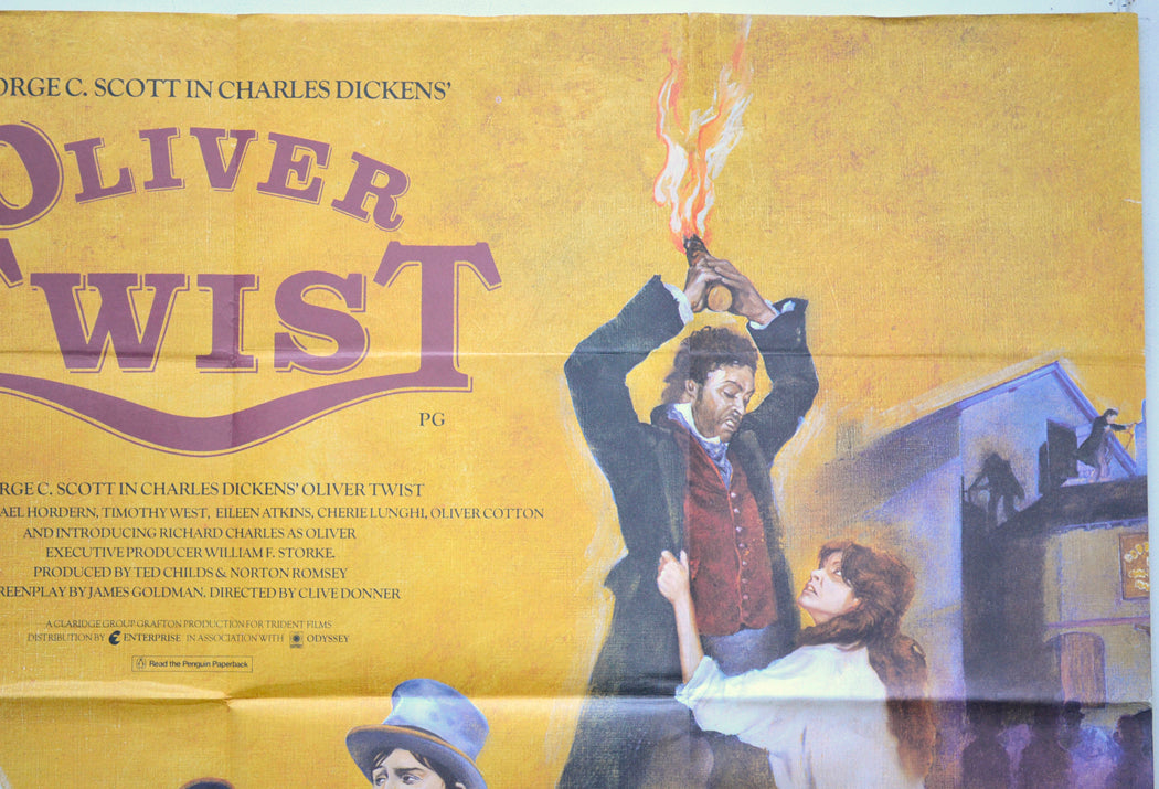 OLIVER TWIST (Top Right) Cinema Quad Movie Poster 