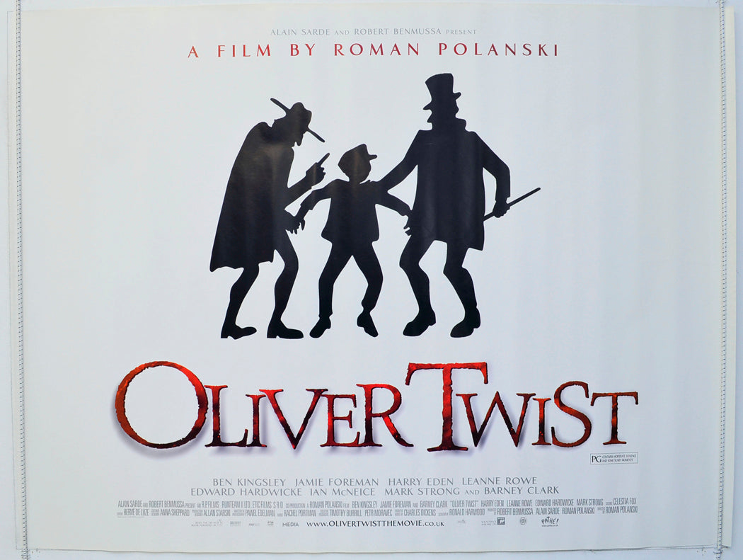 Oliver Twist  Original British Quad Poster - Film Poster - Movie Poster 