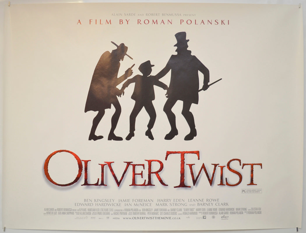 Oliver Twist  (Teaser / Advance Version) Original Quad Poster - Film Poster - Movie Poster