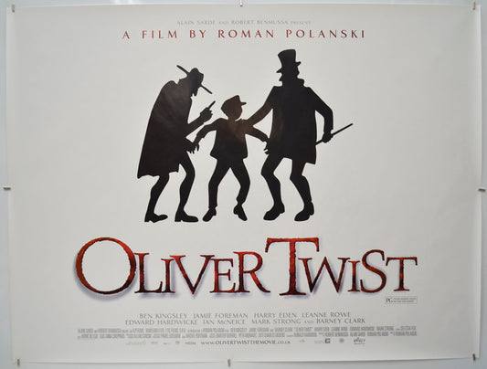 Oliver Twist (Teaser / Advance Version) Original Quad Poster - Film Poster - Movie Poster