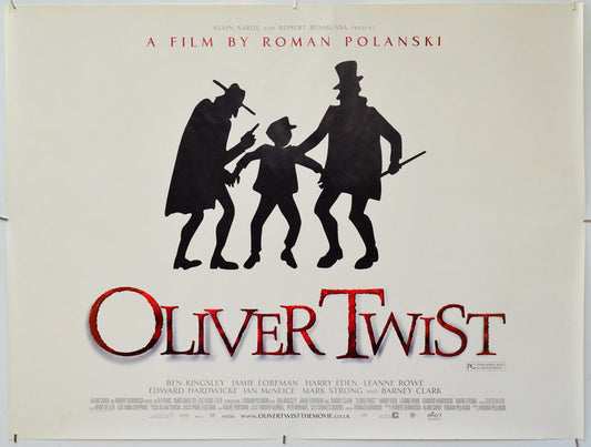 Oliver Twist - Original Quad Poster - Film Poster - Movie Poster