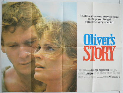 Oliver's Story  Original British Quad Poster - Film Poster - Movie Poster 