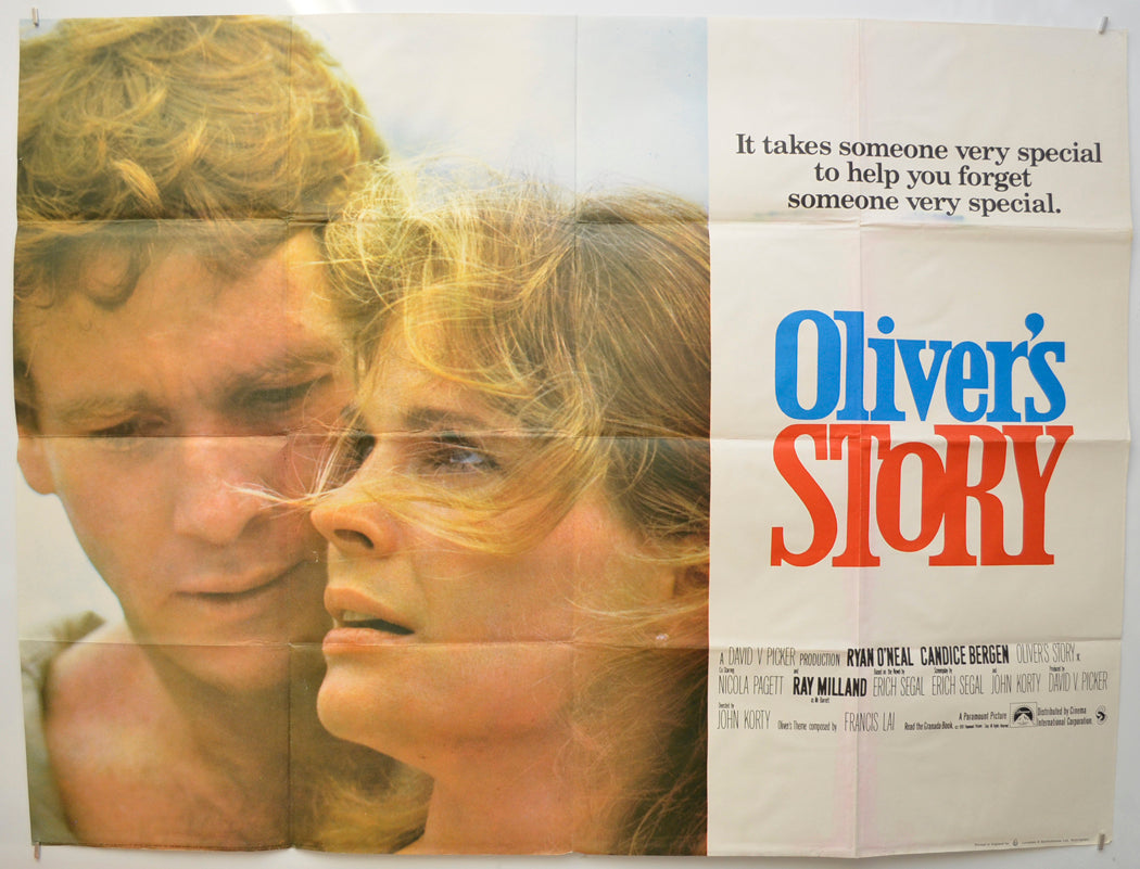 Oliver's Story Original Quad Poster - Film Poster - Movie Poster  