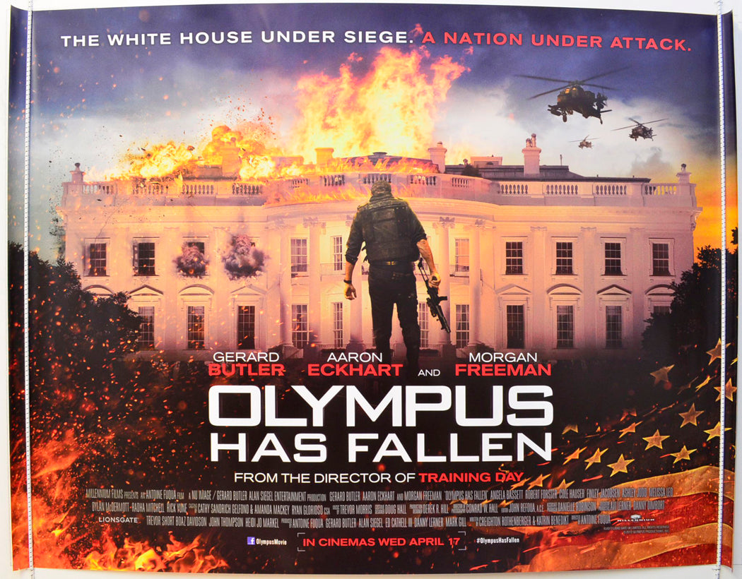 Olympus Has Fallen Original British Quad Poster - Film Poster - Movie Poster 