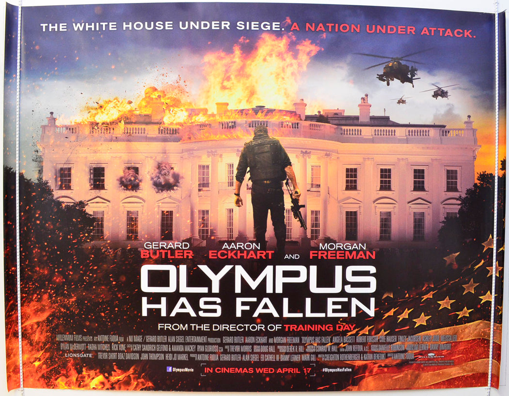 Olympus Has Fallen Original British Quad Poster - Film Poster - Movie Poster 