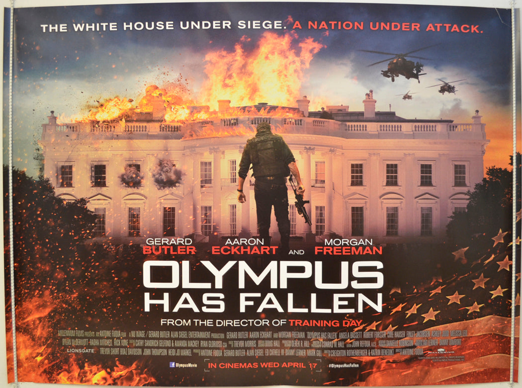 Olympus Has Fallen  Original Quad Poster - Film Poster - Movie Poster 