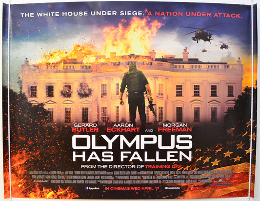 Olympus Has Fallen Original British Quad Poster - Film Poster - Movie Poster 