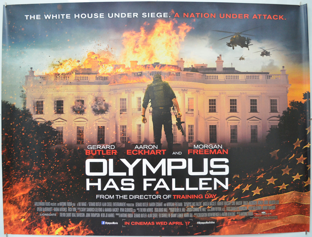 Olympus Has Fallen - Original Quad Poster - Film Poster - Movie Poster