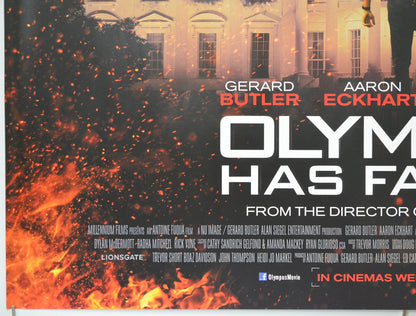 OLYMPUS HAS FALLEN (Bottom Left) Cinema Quad Movie Poster 