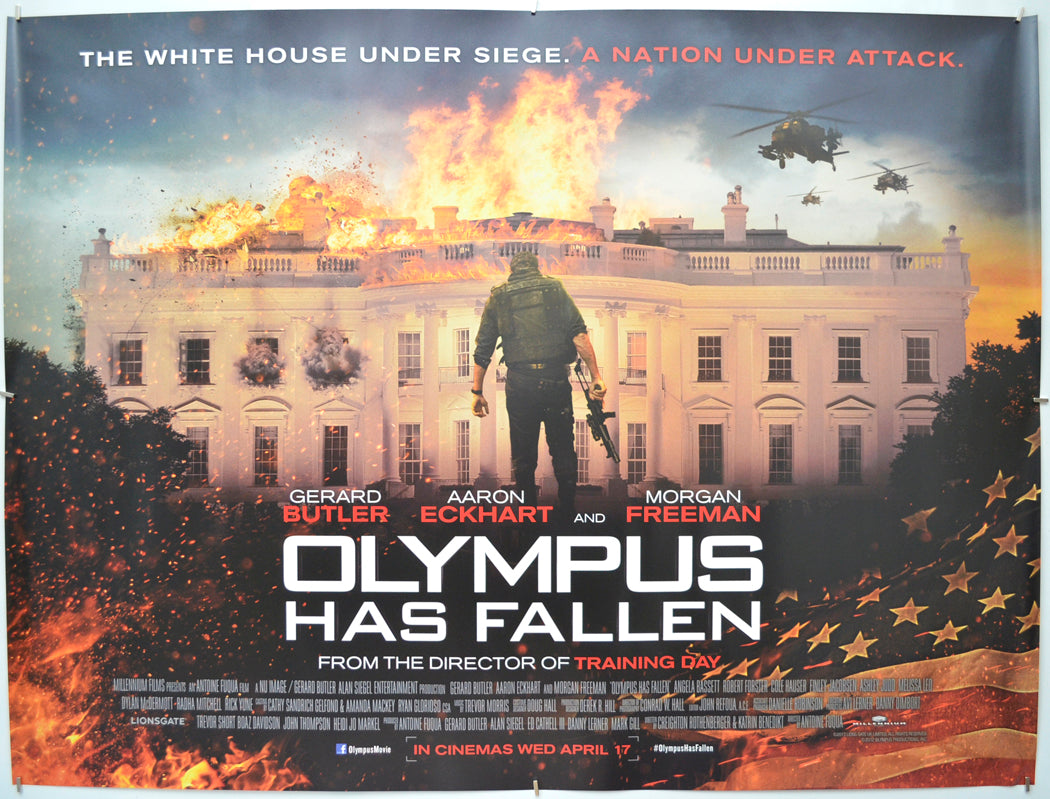 Olympus Has Fallen - Original Quad Poster - Film Poster - Movie Poster