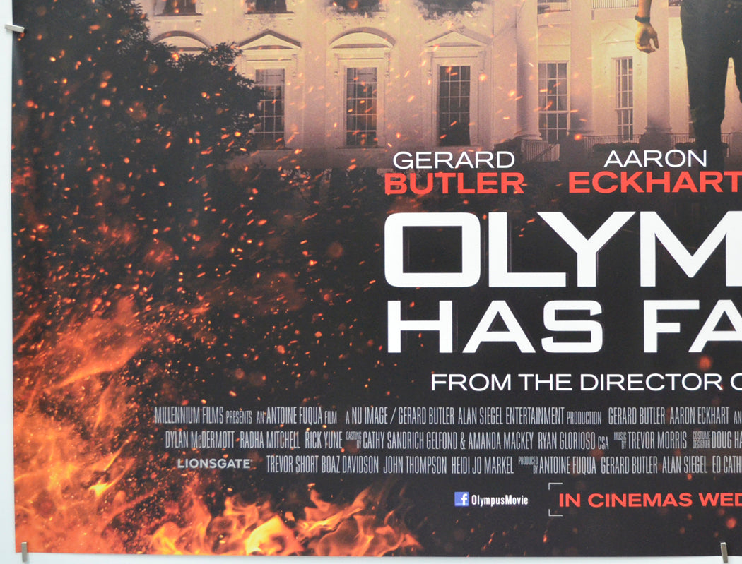 OLYMPUS HAS FALLEN (Bottom Left) Cinema Quad Movie Poster 