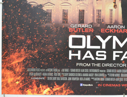 OLYMPUS HAS FALLEN (Bottom Left) Cinema Quad Movie Poster 