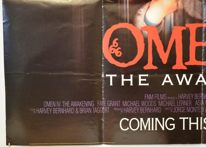 OMEN IV : THE AWAKENING (Bottom Left) Cinema Quad Movie Poster 