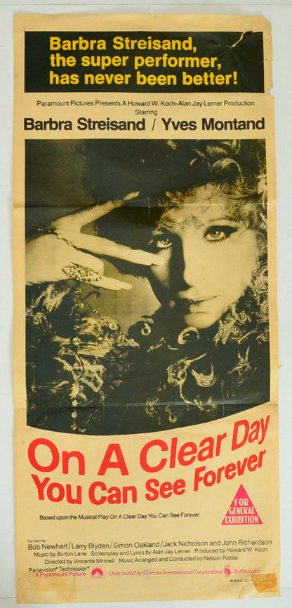 ON A CLEAR DAY YOU CAN SEE FOREVER – Poster