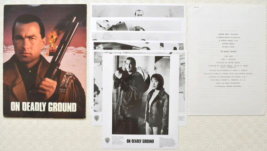 On Deadly Ground Original Cinema Exhibitors Press Kit 