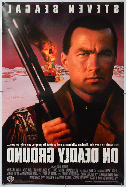 On Deadly Ground (Back) Cinema One Sheet Movie Poster 