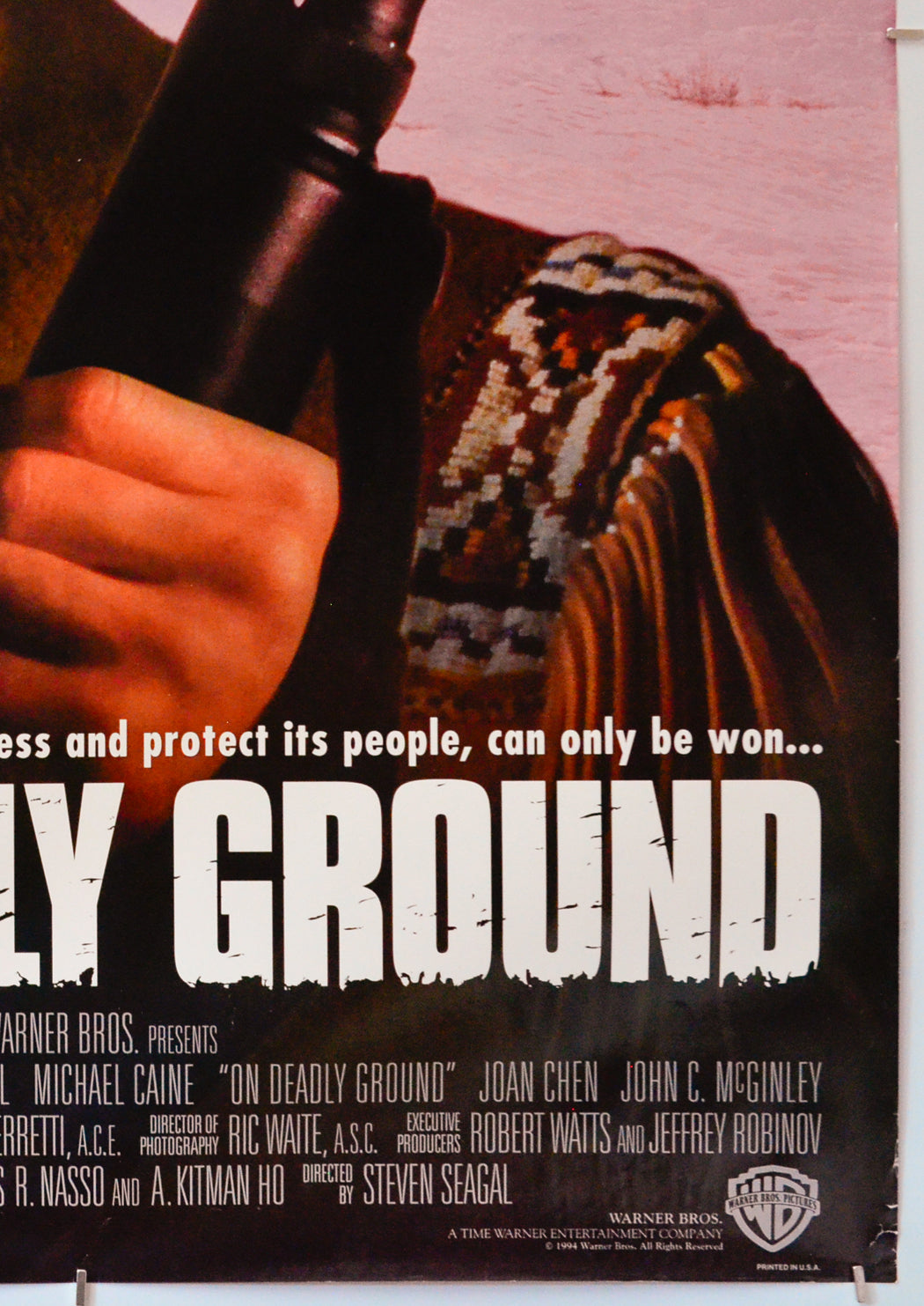 On Deadly Ground (Bottom Right) Cinema One Sheet Movie Poster 