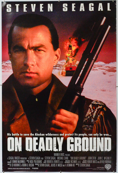 On Deadly Ground - Original One Sheet Poster - Film Poster - Movie Poster 