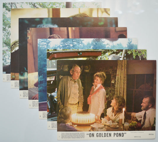 On Golden Pond 7 Original Colour Front Of House Stills / 8x10 Lobby Cards