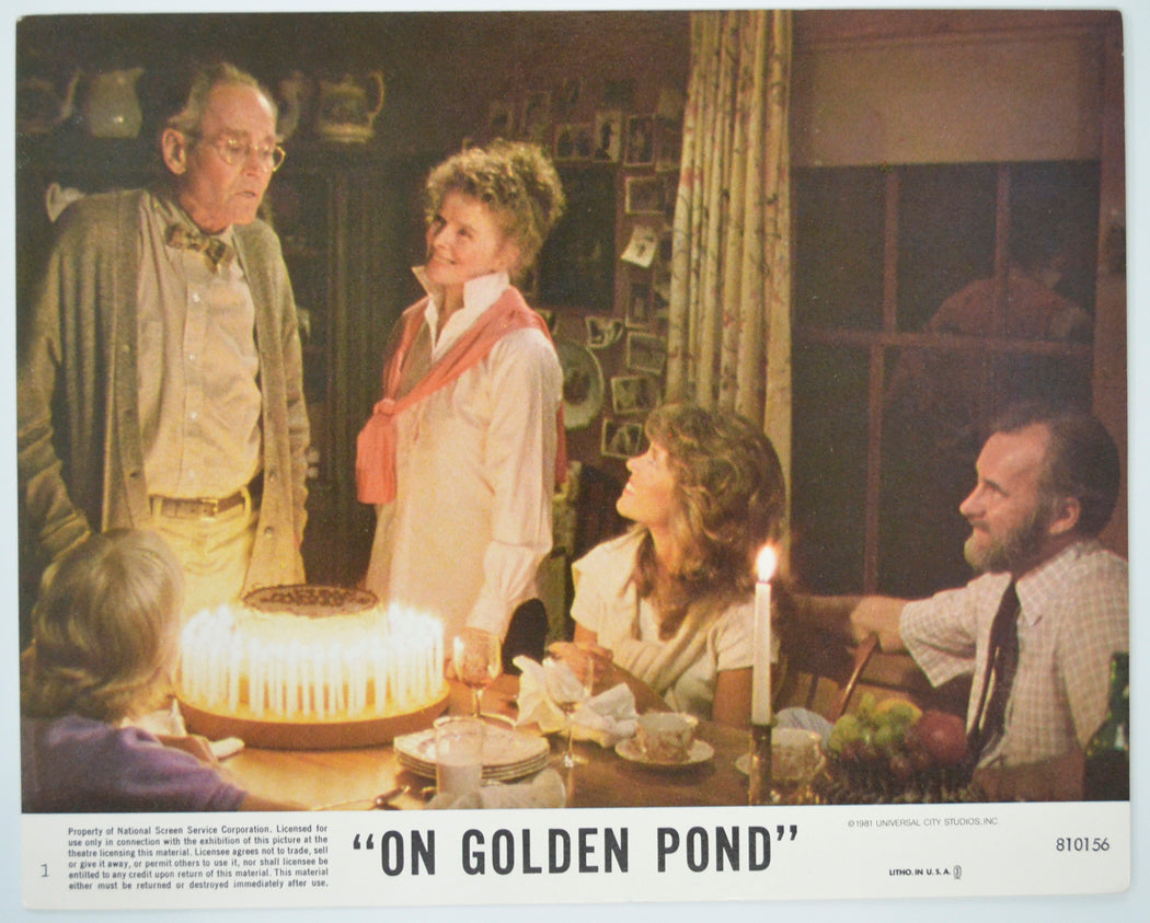 ON GOLDEN POND (Card 1) Cinema Colour FOH Stills / Lobby Cards 