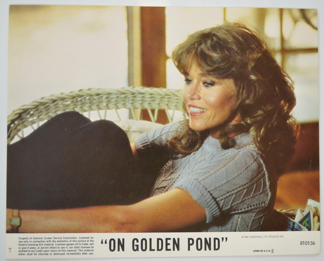 ON GOLDEN POND (Card 7) Cinema Colour FOH Stills / Lobby Cards 