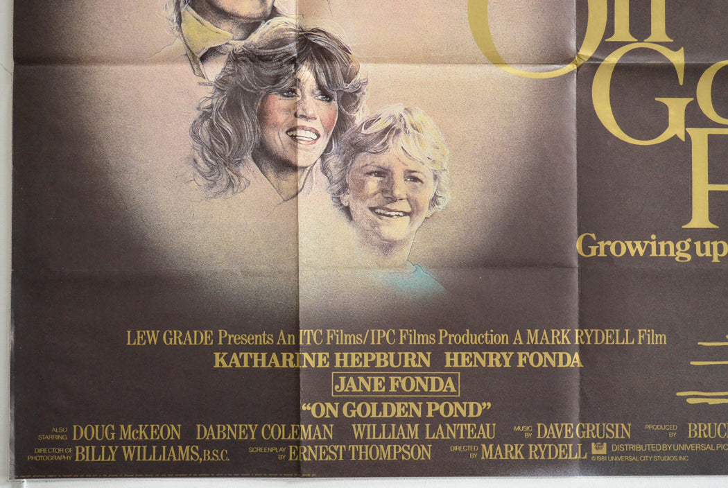 ON GOLDEN POND (Bottom Left) Cinema Quad Movie Poster 