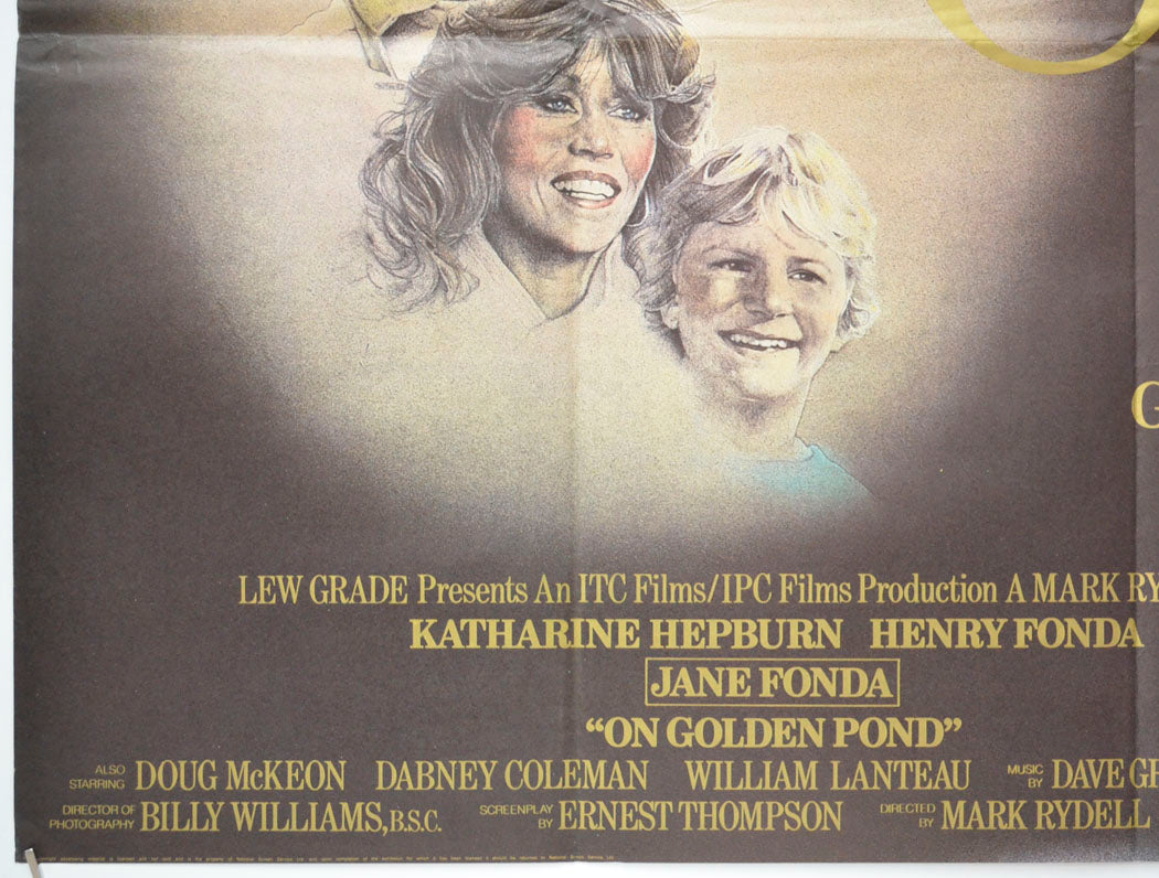 ON GOLDEN POND (Bottom Left) Cinema Quad Movie Poster 