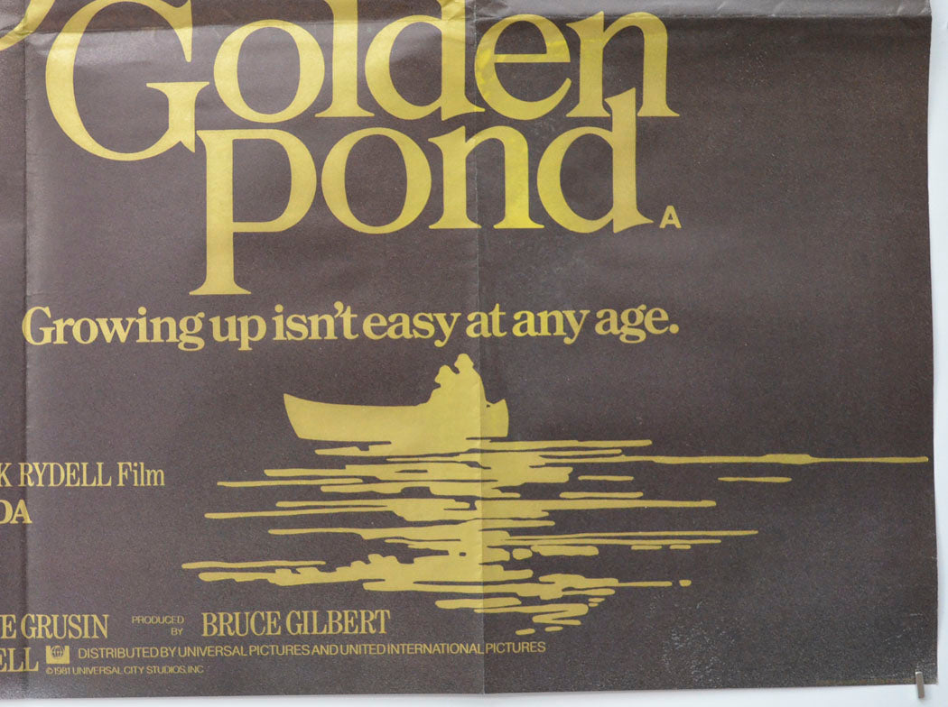 ON GOLDEN POND (Bottom Right) Cinema Quad Movie Poster 